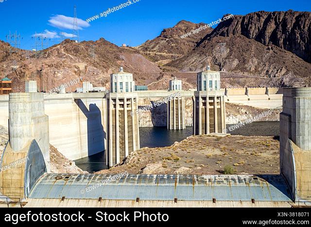 Hoover Dam, Nevada-Arizona border
