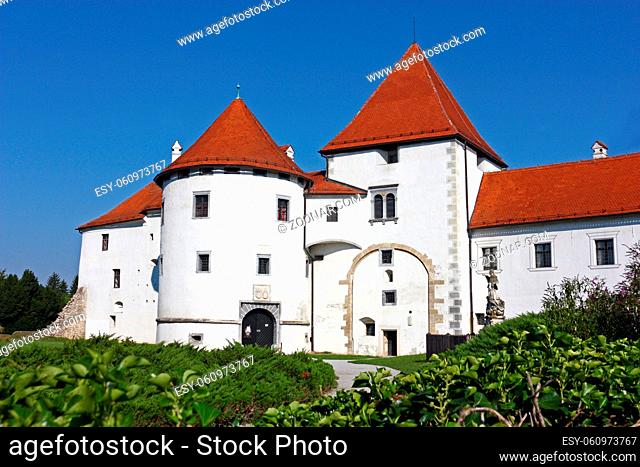Varazdin castle in the Old Town, originally built in the 13th century