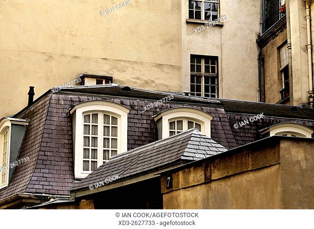 building detail, 5th Arr, Paris, France