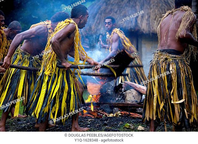 Beqa Island firewalkers, Viti Levu, Fiji