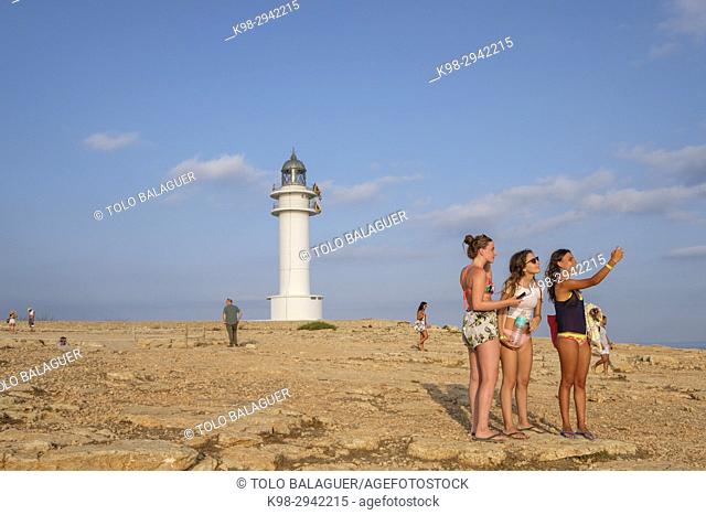Lighthouse, Cabo de Berbería, Formentera, Balearic Islands, Spain
