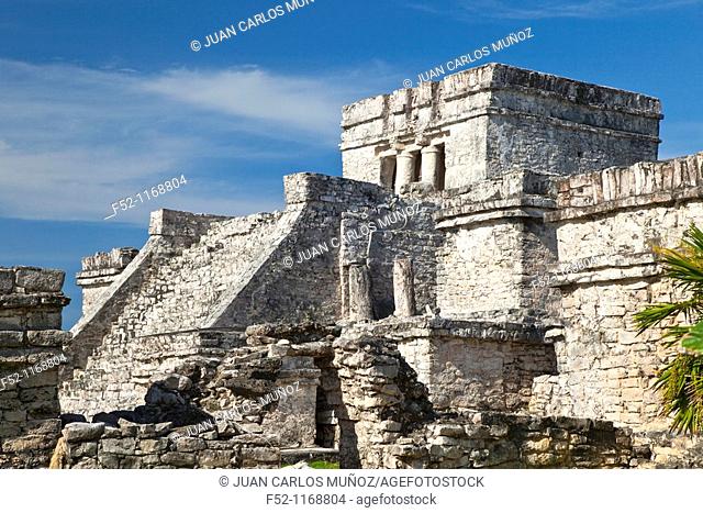 Mayan ruins of Tulum, Quintana Roo, Yucatan Peninsula, Mexico