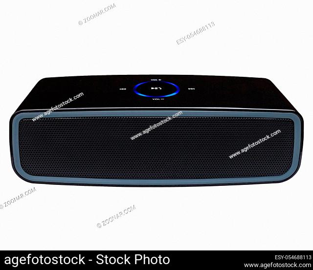 Bluetooth, nfc speaker on a white background