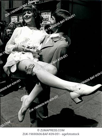 Jun. 06, 1969 - 'Mame' Actress Jill Howard weds; Actress Jill Howard who plays Pageen Ryan in the Hit musical 'Mame' at the Theater Royal