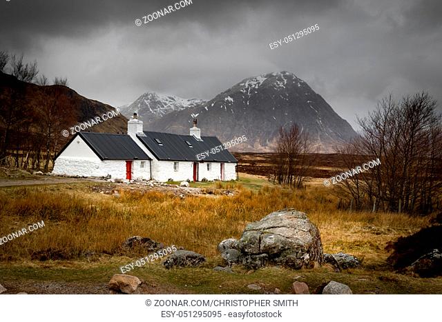 Blackrock Cottage and Buachaille Etive Mor, Glencoe, Scotland