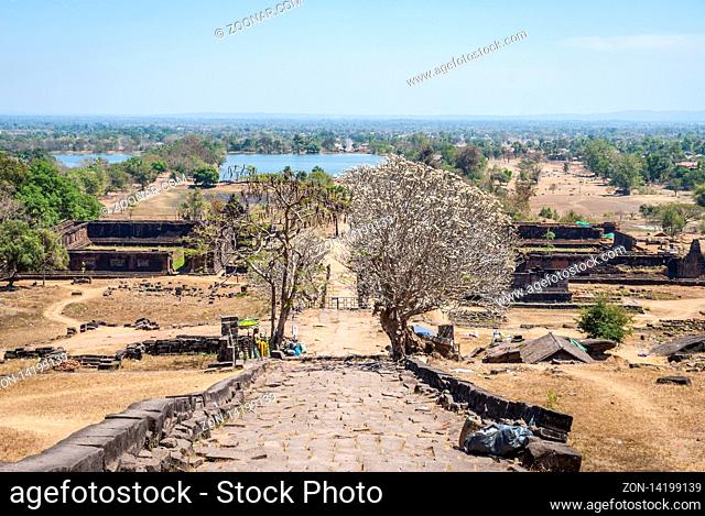 Wat Phou temple in Southern Laos