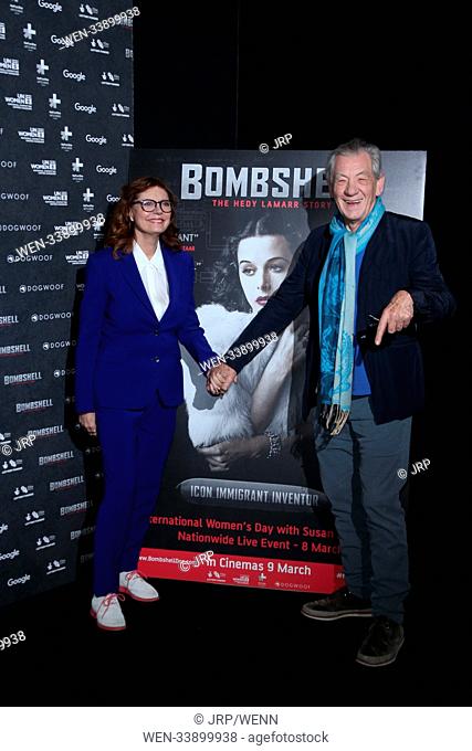 'Bombshell: The Hedy Lamarr Story' on International Women's Day Featuring: Susan Sarandon, Ian McKellen Where: London, United Kingdom When: 08 Mar 2018 Credit:...