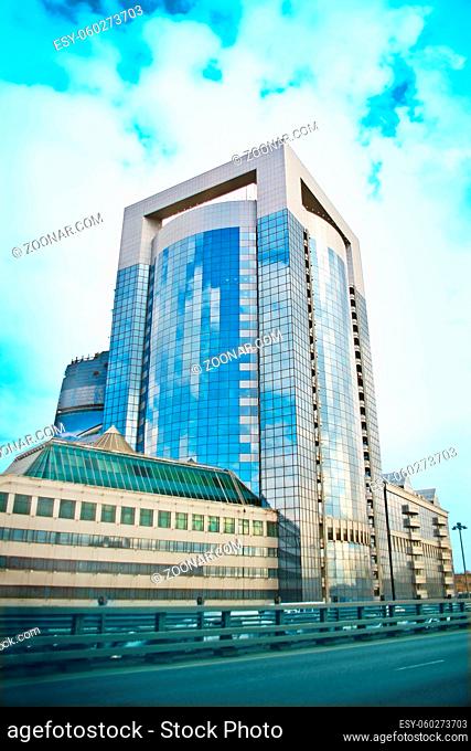 New modern business centre in city centre of Moscow