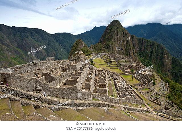 Peru. Ancient Inca ruins of Machu Picchu