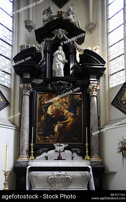 St. James Church, Antwerp, Flanders, Belgium, Rubens Chapel, Europe