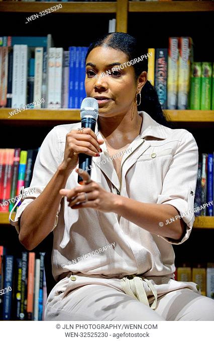 Gabrielle Union signs copies of her new book 'Gabrielle Union: We're Going to Need More Wine Stories' at the Real Life Book Club Tour at Books and Books...