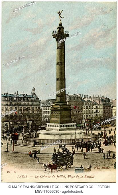 The July Column, Place de la Bastille, France