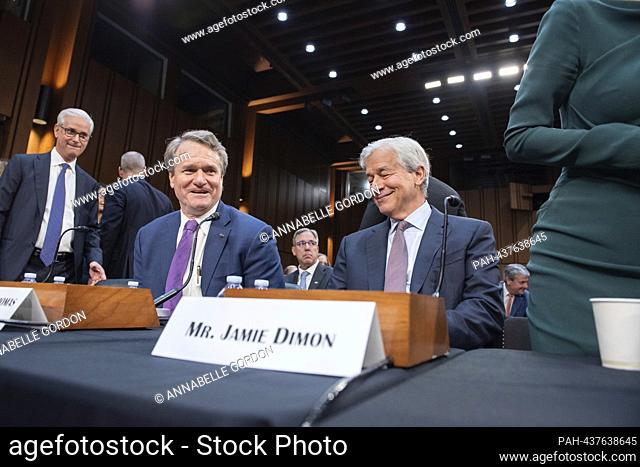Jamie Dimon, Chairman And CEO, JPMorgan Chase & Co. and Mr. Brian Thomas Moynihan, Chairman And CEO, Bank of America at a Senate Banking, Housing