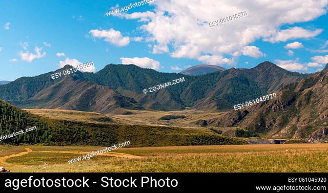 landscape Altai mountains. Siberia, Russia