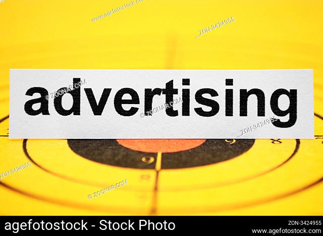 Advertising target