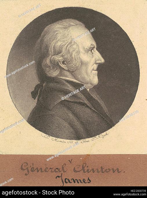 James Clinton, 1797. Creator: Charles Balthazar Julien Févret de Saint-Mémin