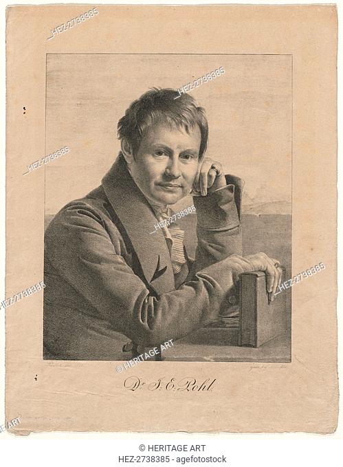 Portrait of Dr. F. E. Pohl, 1825. Creator: Franz Kadlich (Austrian, 1786-1840)