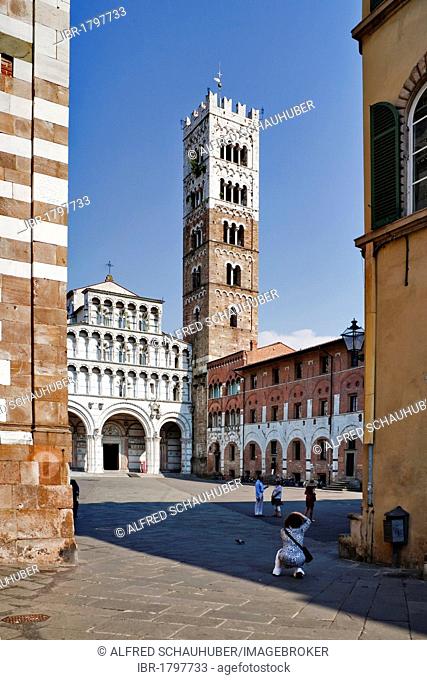 San Martino Cathedral, Lucca, Tuscany, Italy, Europe