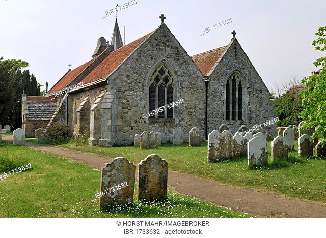 St. Mary's Church, Brighstone Village, Isle of Wight, southern England, England, United Kingdom, Europe
