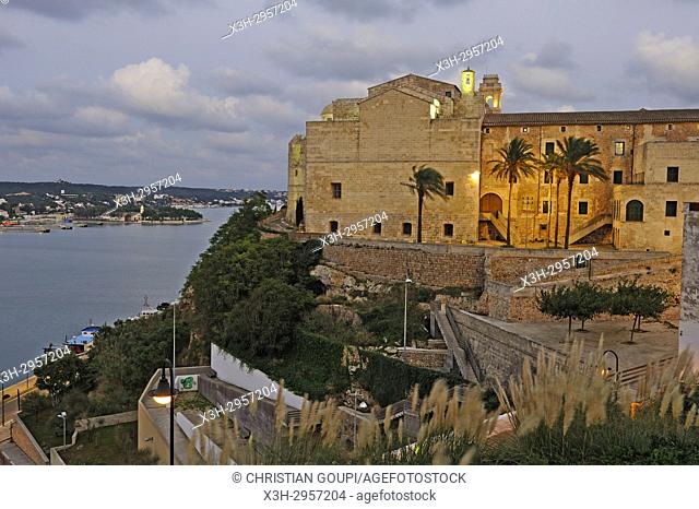 former Sant Francesc Convent housing the Museum of Menorca, Mahon, Menorca, Balearic Islands, Spain, Europe