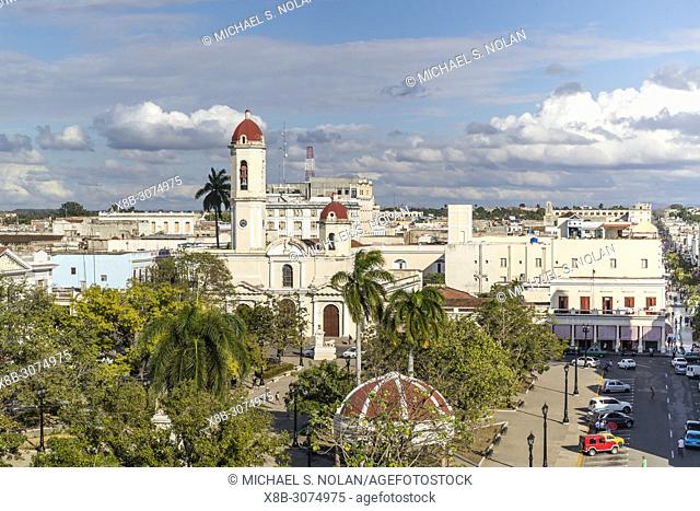 The Catedral de la Purísima Concepción in Plaza José Martí, Cienfuegos, Cuba