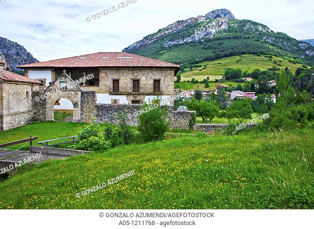 Cernuda Palace. 18th century. Poo de Cabrales. Picos de Europa. Oriente region. Asturias. Spain