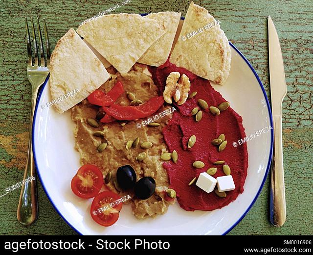 Mezze Platter. Typical food from Turkey