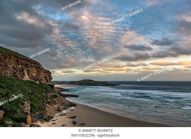 Robberg Nature Reserve at sunset, South Africa