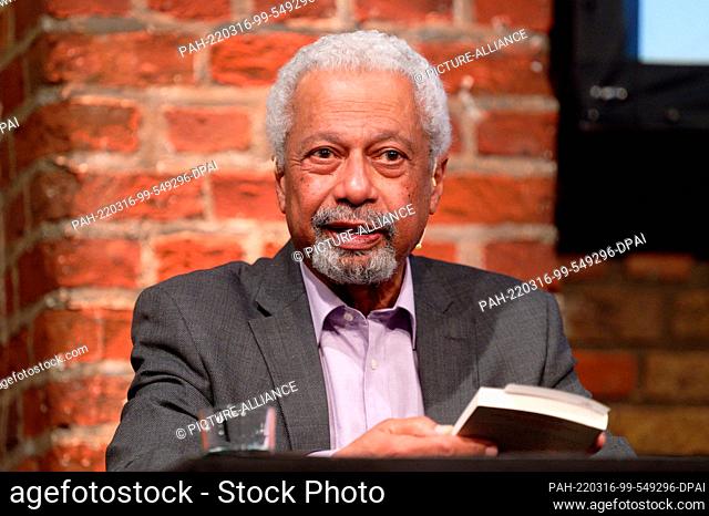 16 March 2022, North Rhine-Westphalia, Cologne: Tanzanian author Abdulrazak Gurnah, winner of the Nobel Prize for Literature in 2021