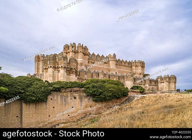 Castle in Coca, Castile and Leon, Spain