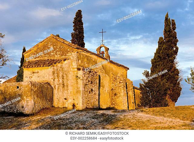 Chapel St  Sixte near Eygalieres, Provence, France