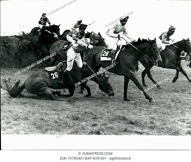 Apr. 01, 1978 - April 1st 1978 Lucius wins the Grand National ?¢‚Ç¨‚Äú Lucius ridden by Bob Davies won the Grand National at Aintree