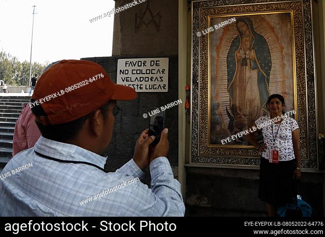 MEXICO CITY, MEXICO - MAY 8, 2022: Central Americans Mothers Integrants of the XVI Caravan on his way through Mexico, that continue their search of Disappeared...