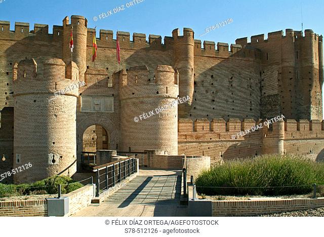 La Mota Castle, built 15th century. Medina del Campo. Valladolid province. Spain