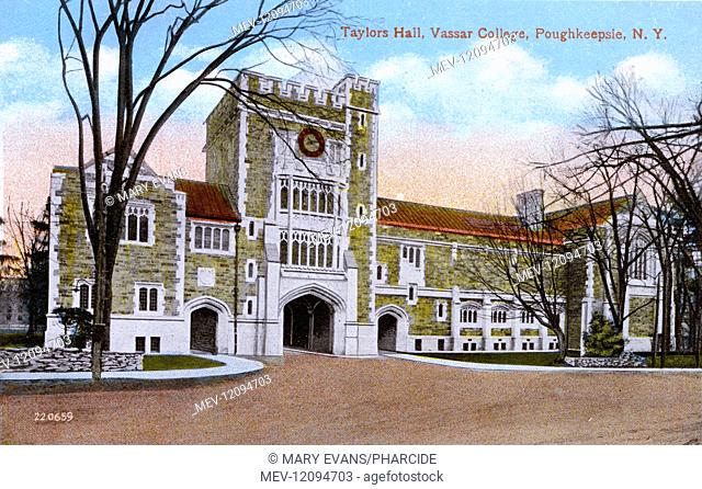 Taylors Hall, Vassar College, Poughkeepsie, New York State, USA