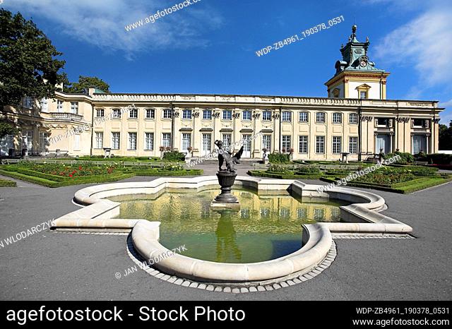 The Royal Palace in Wilanow