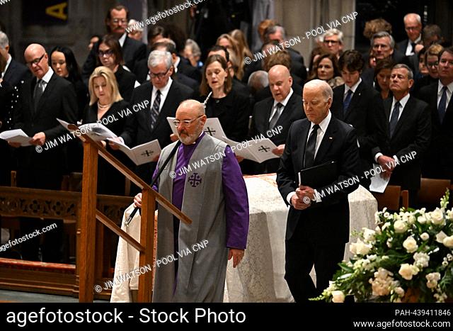 United States President Joe Biden arrives to speak at the memorial service for former Associate Justice of the Supreme Court Sandra Day O'Connor at the National...