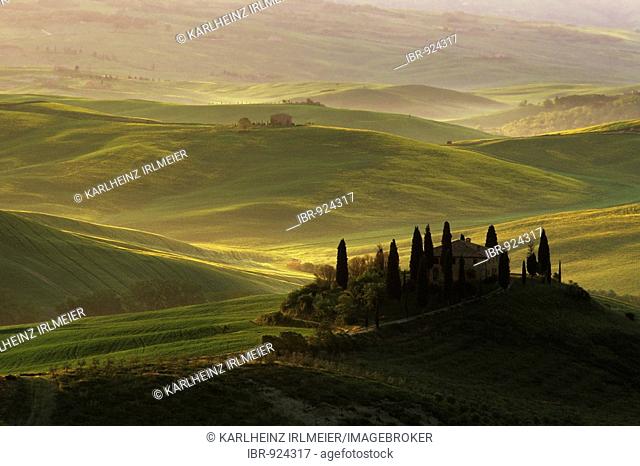 Podere Belvedere, San Quirico d'Orcia, Tuscany, Italy, Europe