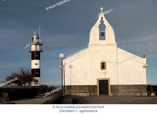 Lighthouse Cabo de San Agustin, Ortiguera Asturias, Spain
