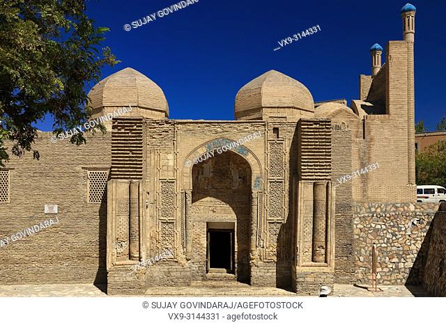Bukhara, Uzbekistan - August 27, 2016: Magoki Attori, a 16th century mosque that was built on the site of the pre-Islamic Moh temple in Bukhara