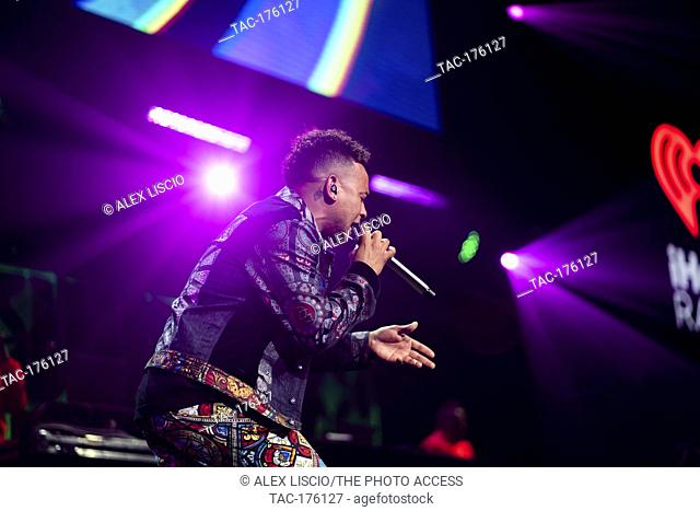 Ozuna performs during the Y100 Jingle Ball at the BB&T Center on December 22, 2019 in Sunrise, Florida