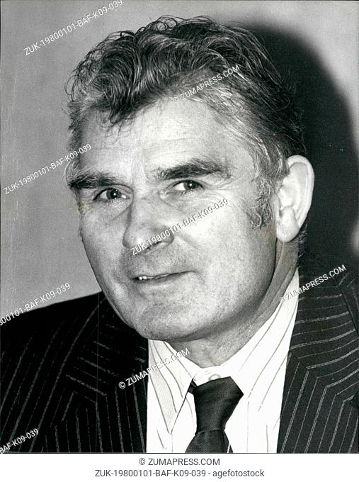 Jan. 01, 1980 - Bill Sirs Attends IMF Press Conference In London: Mr. Bill Sirs, General Secretary of the Iron and Steel Trades Confederation, and Mr