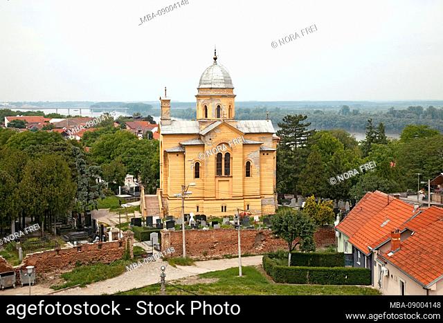 Church, Houses, Panorama, Architecture, Belgrade, Serbia