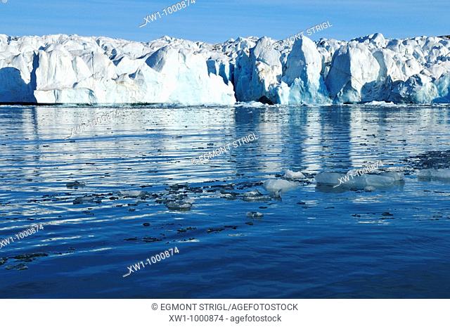 glacier at Crocker Bay on Devon Island, Northwest Passage, Nunavut, Canada, Arctic