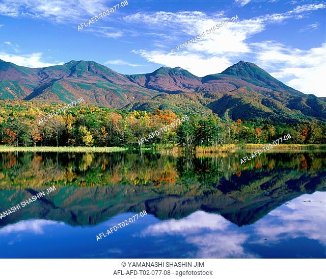 Shiretoko Mountain Range and Five Lakes, Hokkaido, Japan