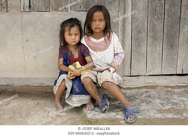 Kind von Asien in Laos