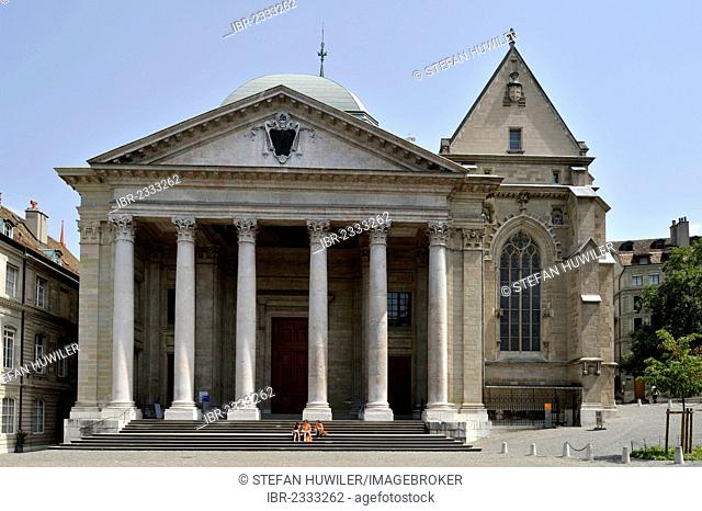 Cathedral of St. Peter, Cathedral St-Pierre, Geneva, Switzerland, Europe