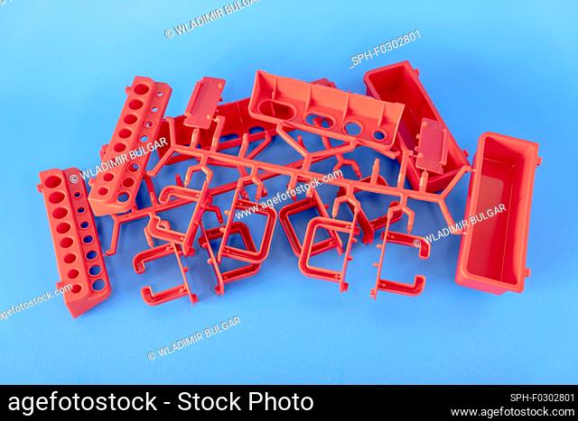 Injection moulded plastic parts