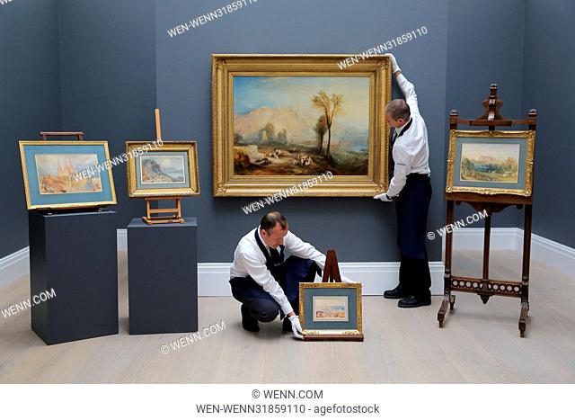 Major paintings by J.M.W Turner unveiled at Sotheby's prior to the auction. Featuring: View Where: London, United Kingdom When: 30 Jun 2017 Credit: WENN