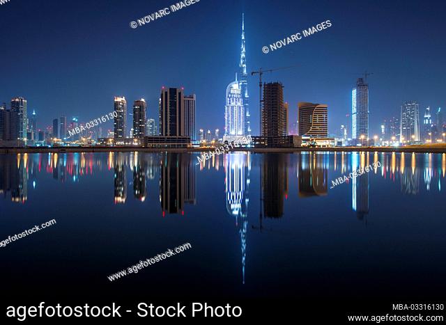 Dubai skyline, Business Bay, United Arab Emirates